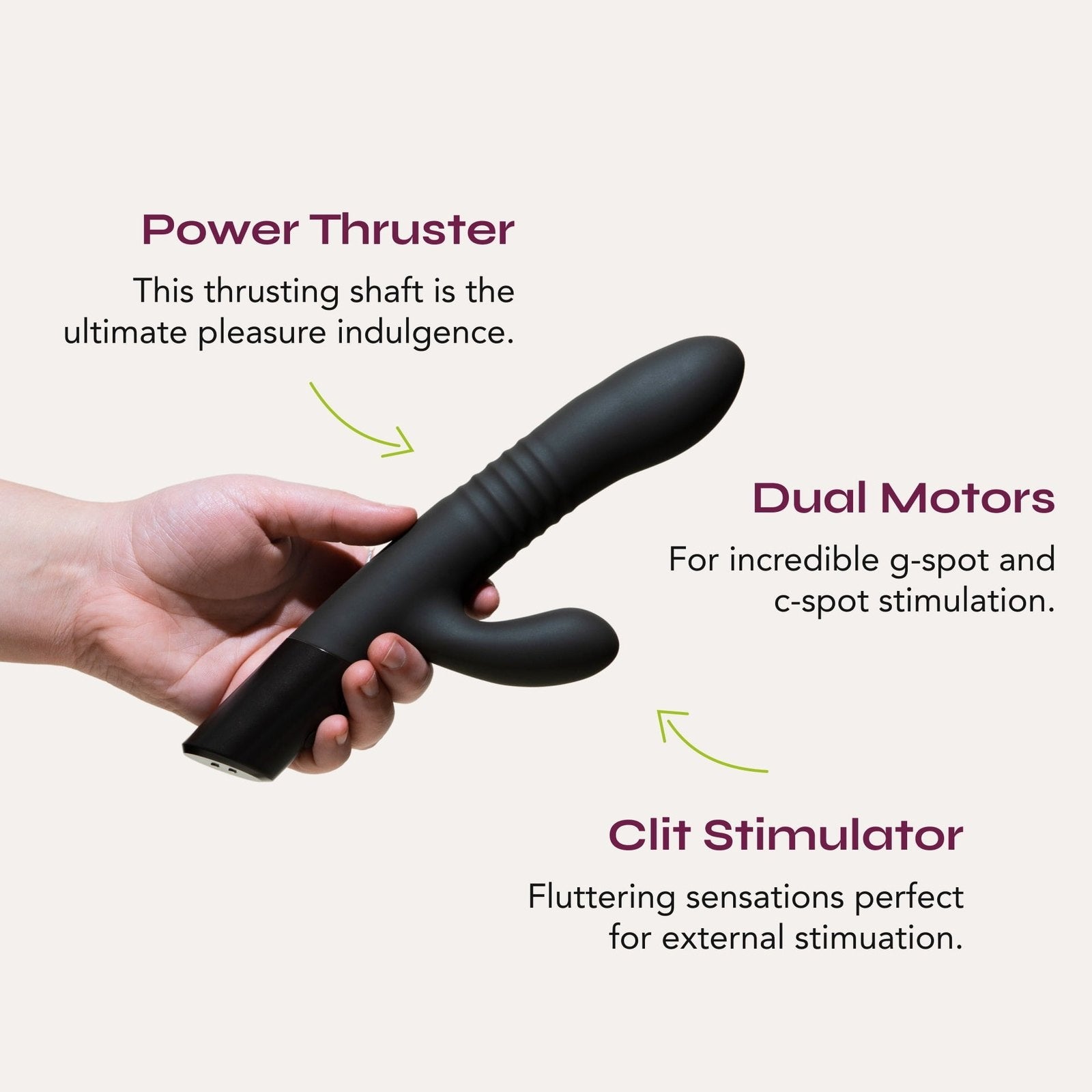 Thrusting Dildo - The Ultimate Thrusting Rabbit BerryLemon Thrusting Dildo - The Ultimate Thrusting Rabbit BerryLemon