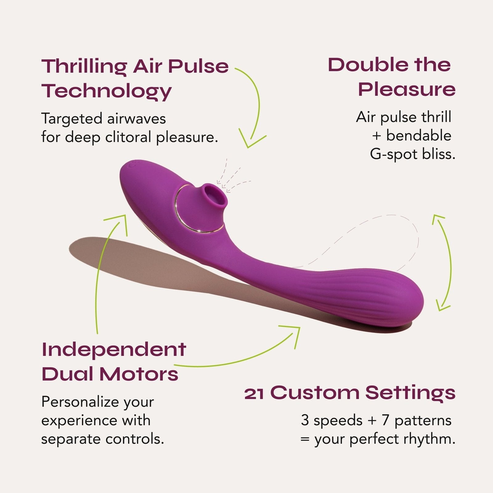 Aura - Clit Sucker & Vibrating Dildo | Vibrating Clit Suckers BerryLemon Aura - Clit Sucker & Vibrating Dildo | Vibrating Clit Suckers BerryLemon