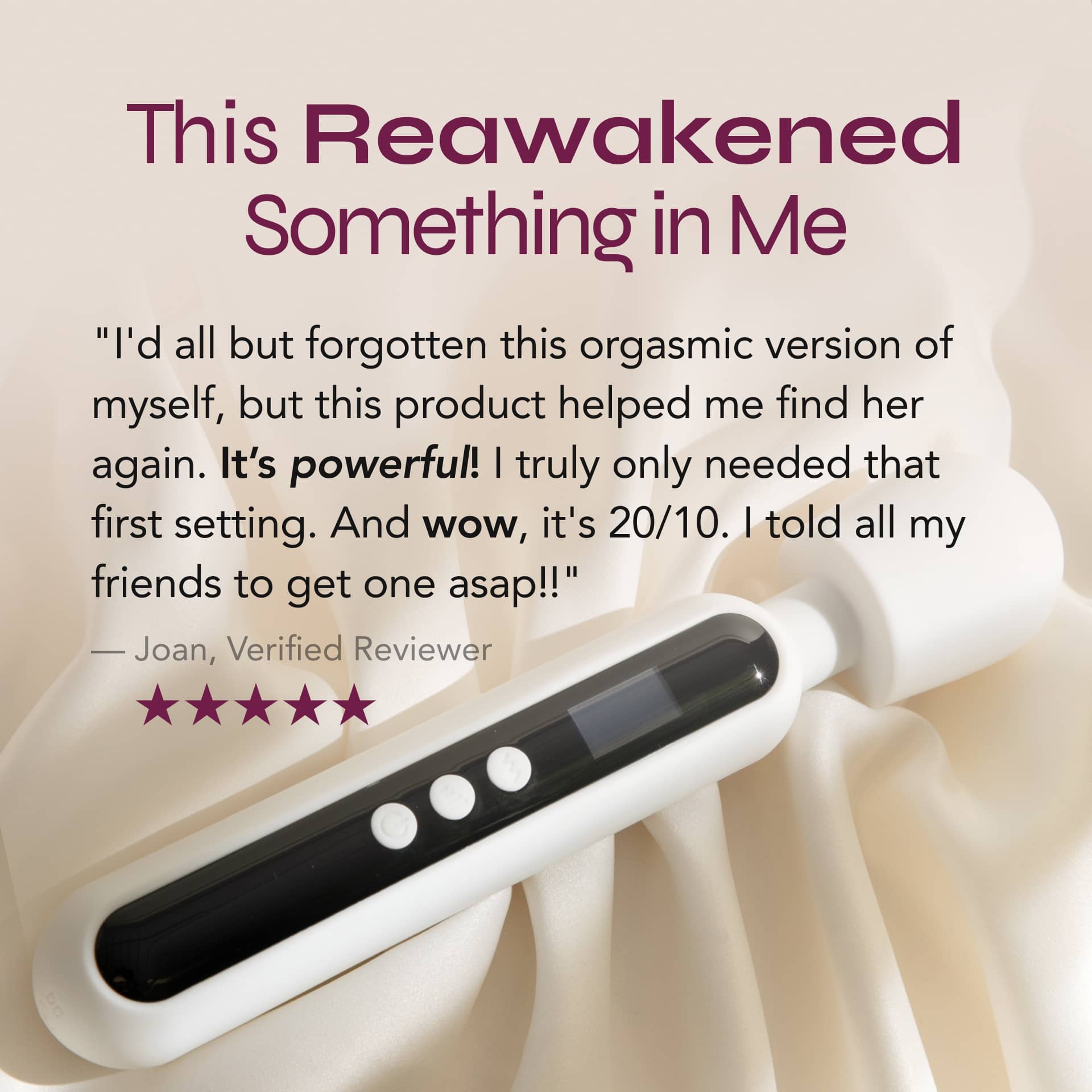 Bewitch'd - Vibrating Wand Massager - Cordless & Rechargeable BerryLemon Bewitch'd - Vibrating Wand Massager - Cordless & Rechargeable BerryLemon